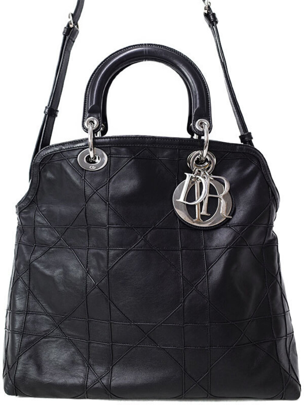 Christian Dior Cannage Quilted Shoulder Bag